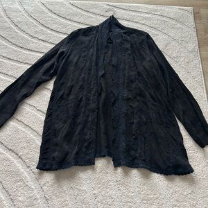 Johnny Was Fleur Du Jour Kimono in Black